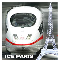 ICE ZUG BAHN PARIS