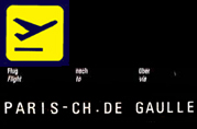 PARIS FLUGHAFEN CDG CHARLES DE GAULLE ROISSY AIRPORT